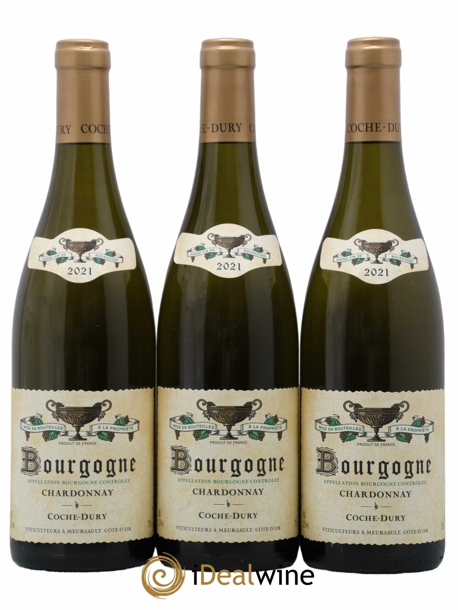 Bourgogne Coche Dury (Domaine)  2021 - Lot de 3 Bouteilles