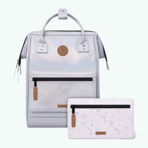 Adventurer Medium Backpack, Silver Reindeer