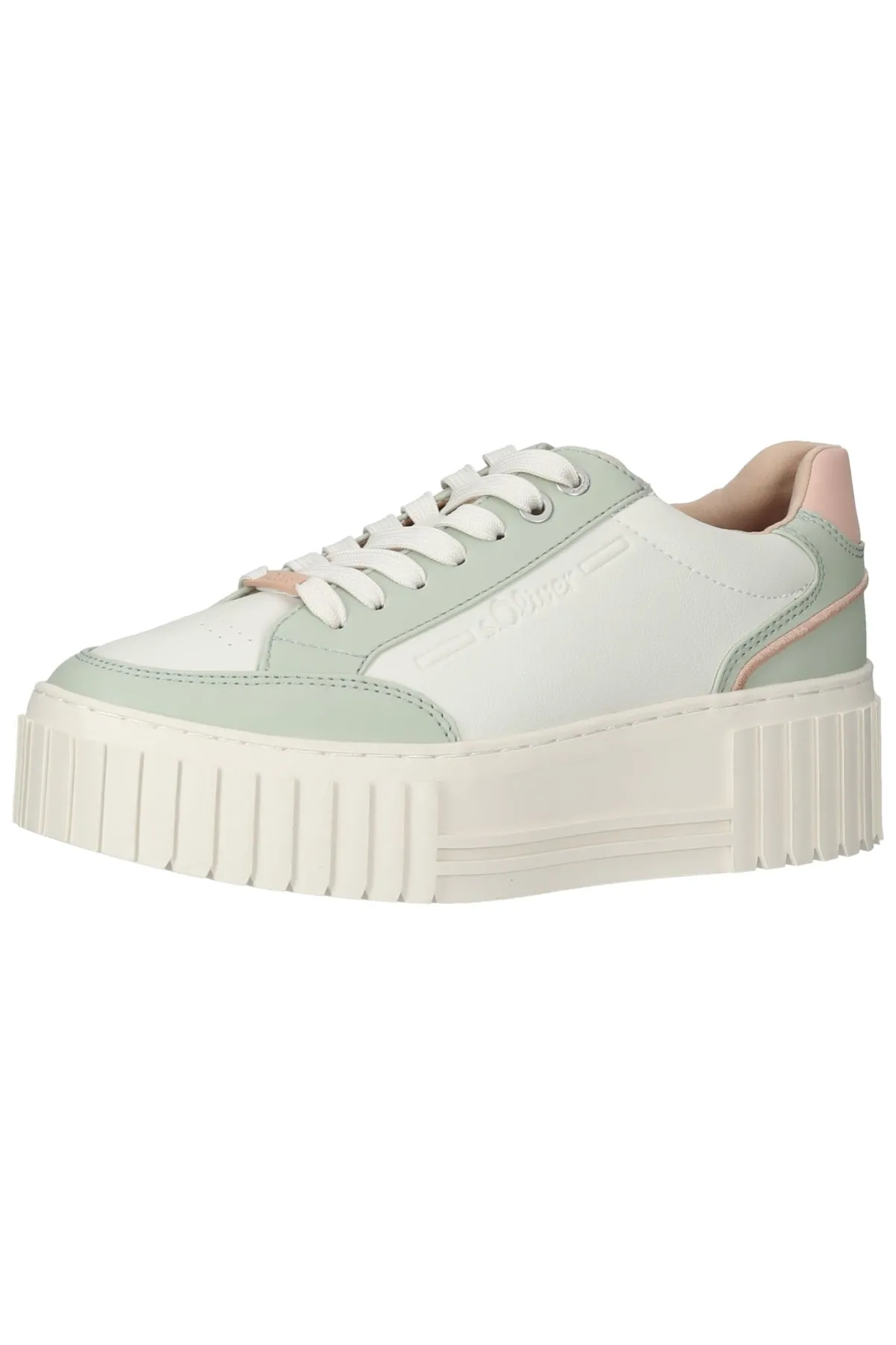 s.Oliver  Sneaker - Grün - Flacher Absatz