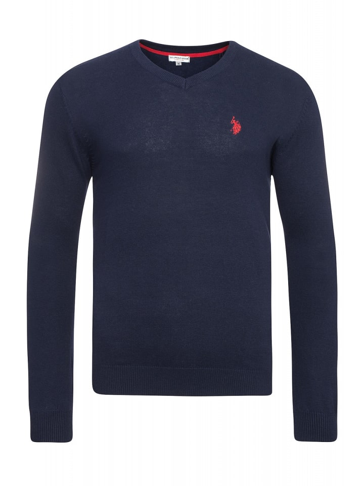 U.S. Polo Assn. U.S. Polo Assn. V-Neck Pullover in NAVY günstig kaufen