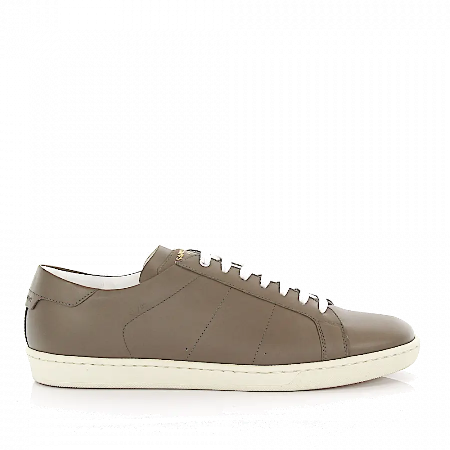 Saint Laurent - Sneaker low Kalbsleder grau - grau