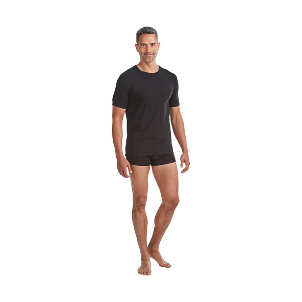 T-Shirts, schwarz, 3er Set
