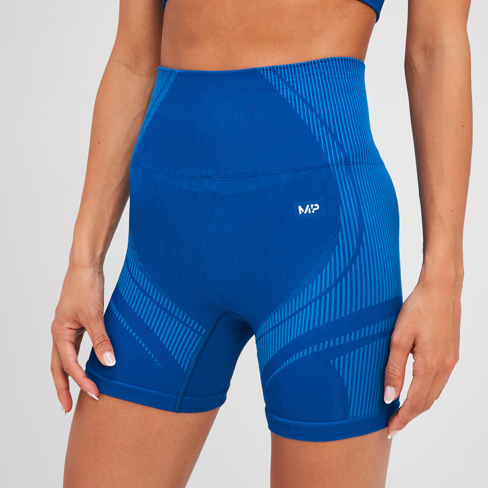 Short moulant sans coutures MP Tempo Ultra pour femmes – Bleu surf