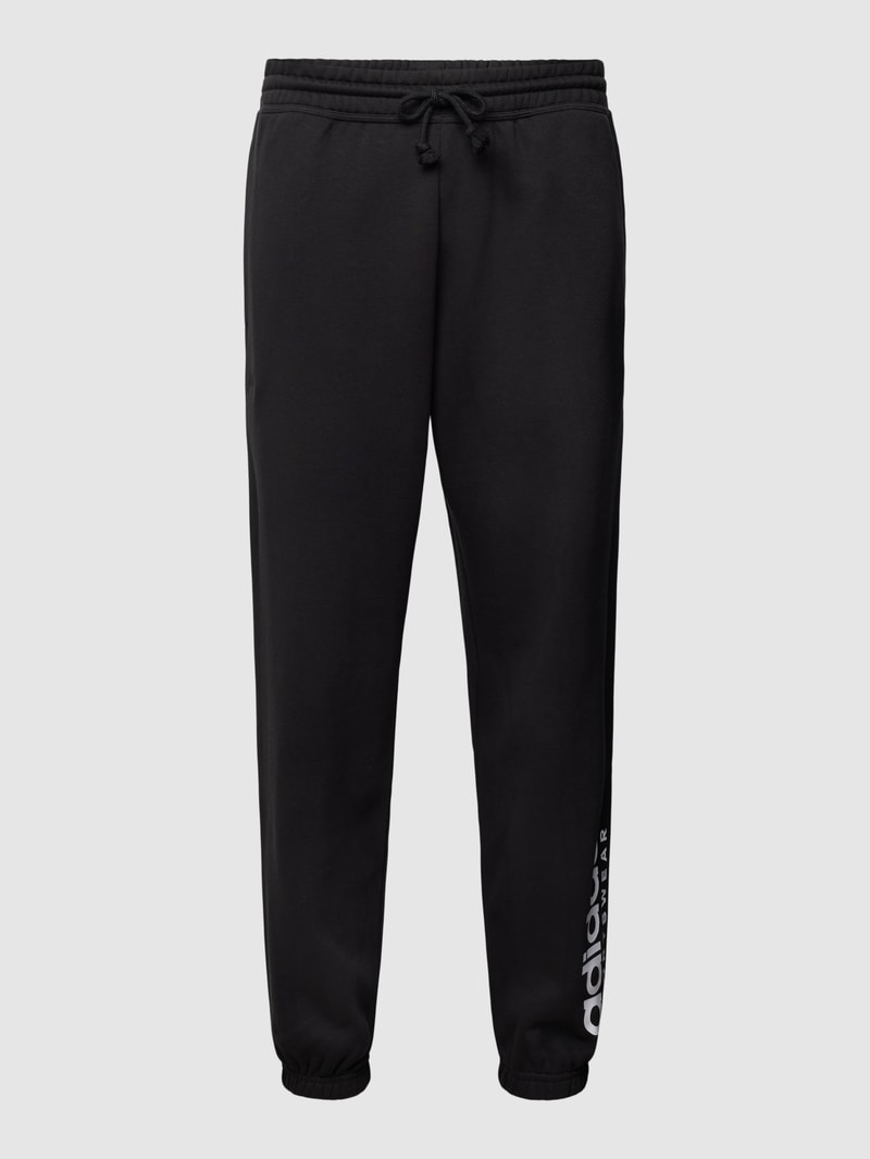 Sweatpants mit Tunnelzug in schwarz