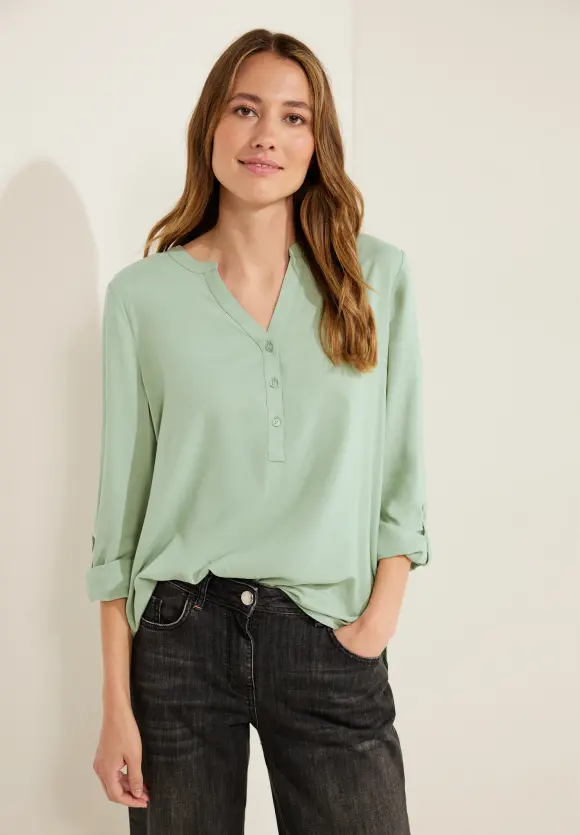 CECIL Bluse in Unifarbe