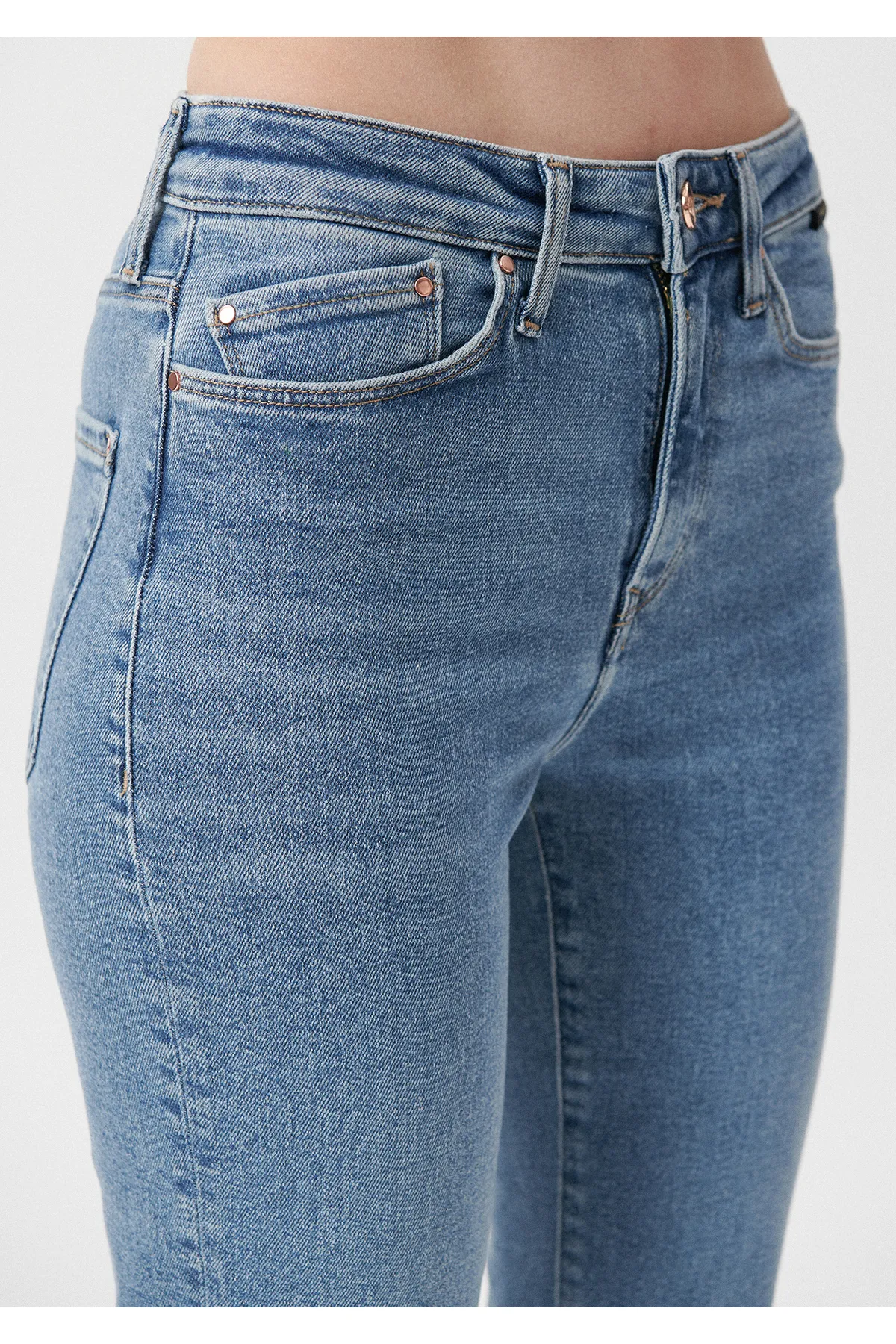 Mavi  Cindy Gold Shape Shaded Indigo Blue Jeanshose 100277-33555