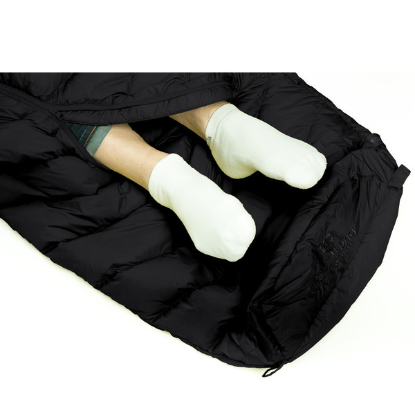 BIOPOD DOWNWOOL EXTREME LIGHT 185 BLACK EDITION - Sommerschlafsack