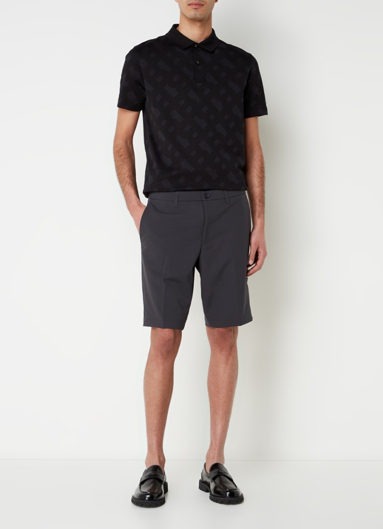 HUGO BOSS S_Computer - pantaloni scurți mulați cu buzunare laterale
