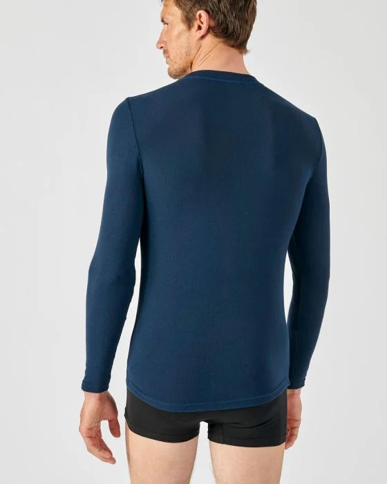 T-shirt manches longues Thermolactyl Sensitive fine côte