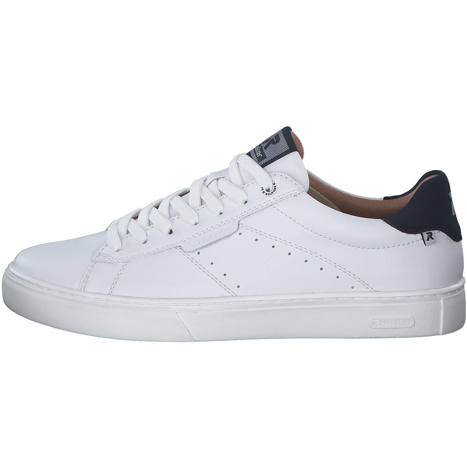Rieker U0704, Sportliche Halbschuhe, Herren, Weiß