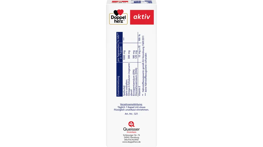 Doppelherz Omega-3 Seefischöl 1000