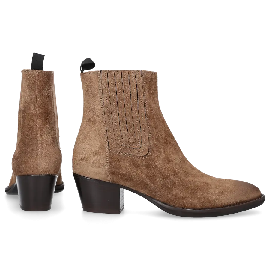 EN AVANT - Chelsea Boots 702-01 Veloursleder - braun