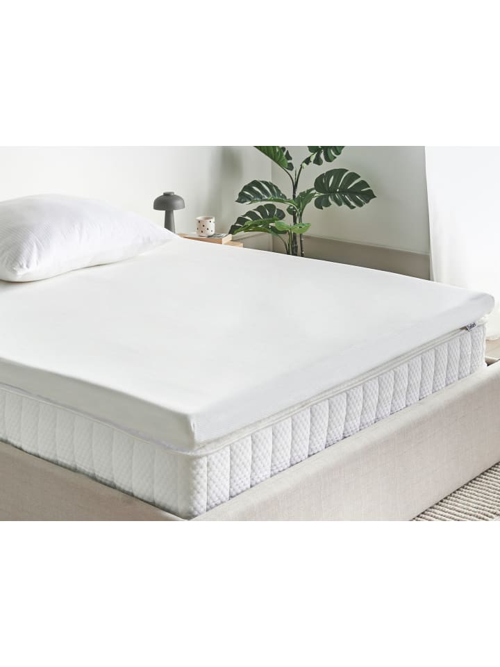Beliani Topper CALM in Weiß - (W) 140 x (H) 6 x (L) 200 cm günstig kaufen onesize