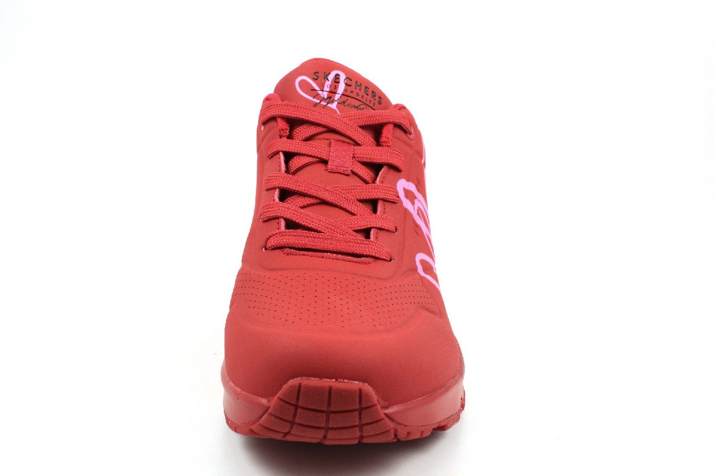 SKECHERS Freizeit Schnürer rot