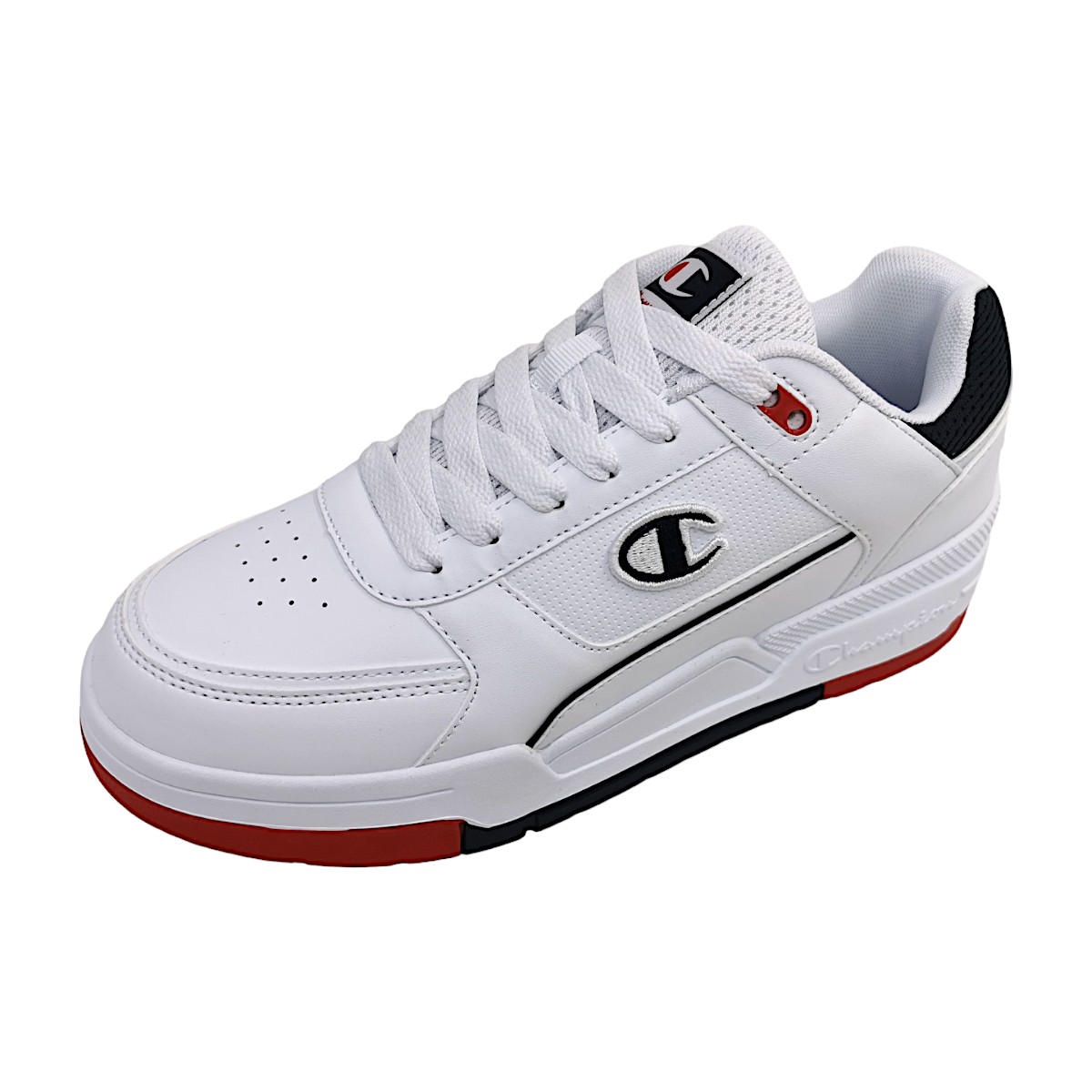 Champion REBOUND HERITAGE Low Cut S22030 Weiß WW005 WHT/NNY/RED