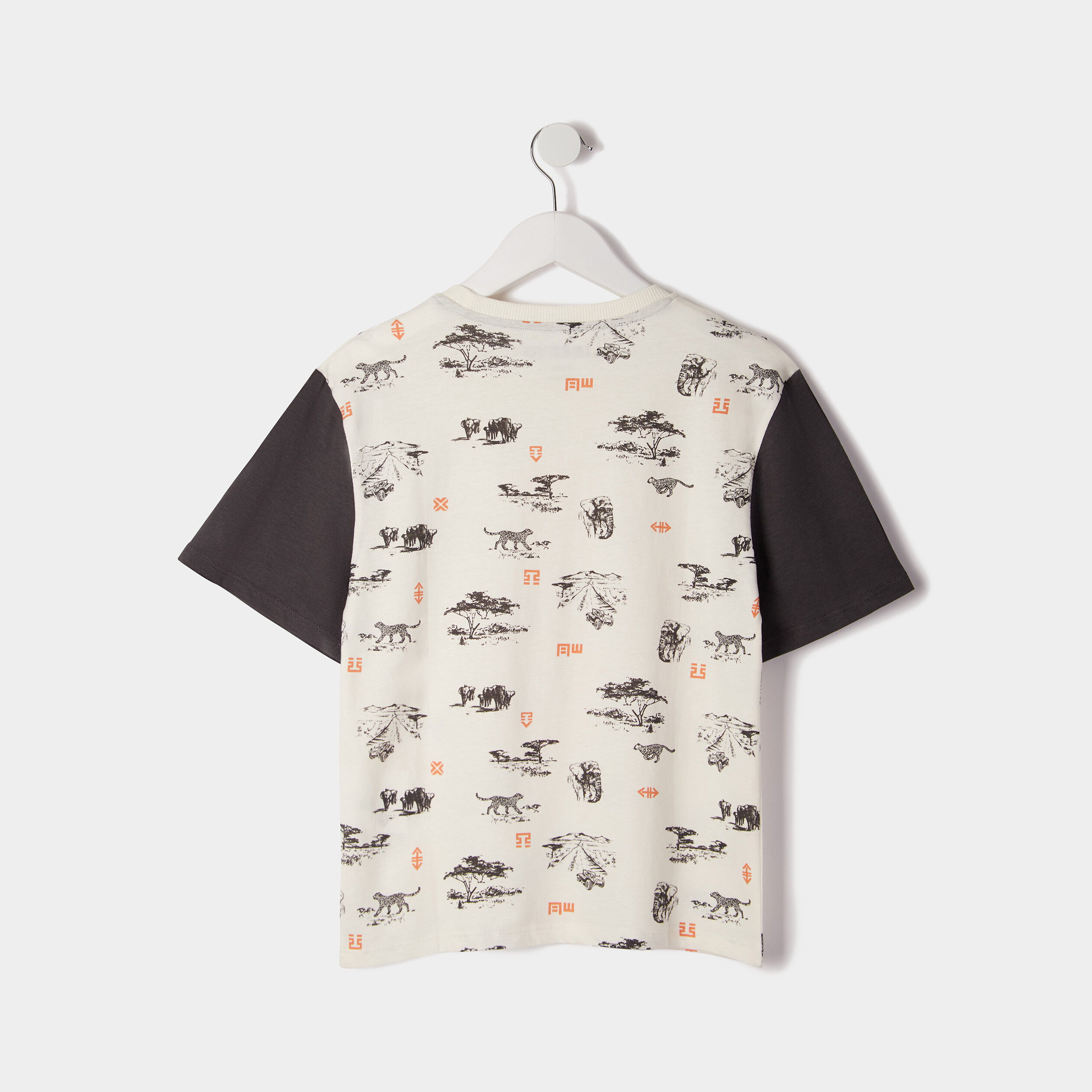 T-shirt à manches courtes Liberto ecru garçon | La Halle
