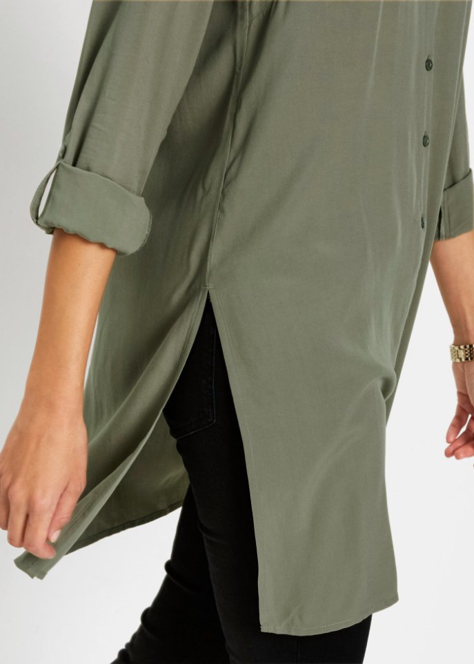 Viskose Longbluse