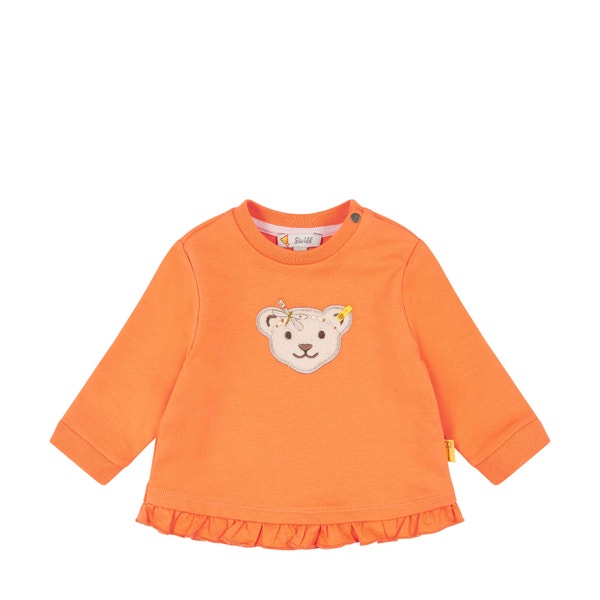 Sweatshirt, orange für Mädchen