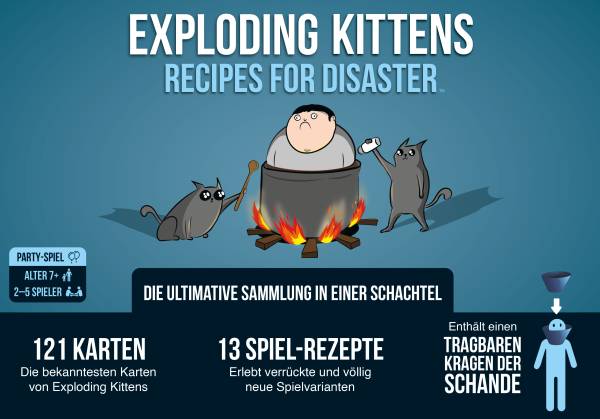 Exploding Kittens: Recipes for Disaster (deutsch)