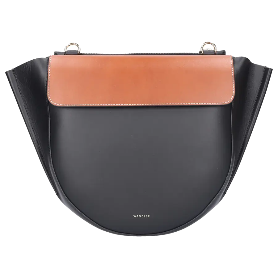 Wandler - Handtasche HORTENSIA MEDIUM Kalbsleder - schwarz