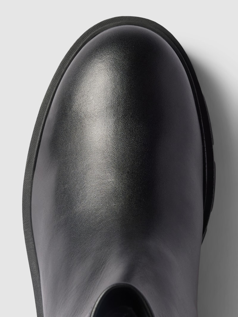 Boots aus Leder-Mix Modell 'VILDE' in schwarz