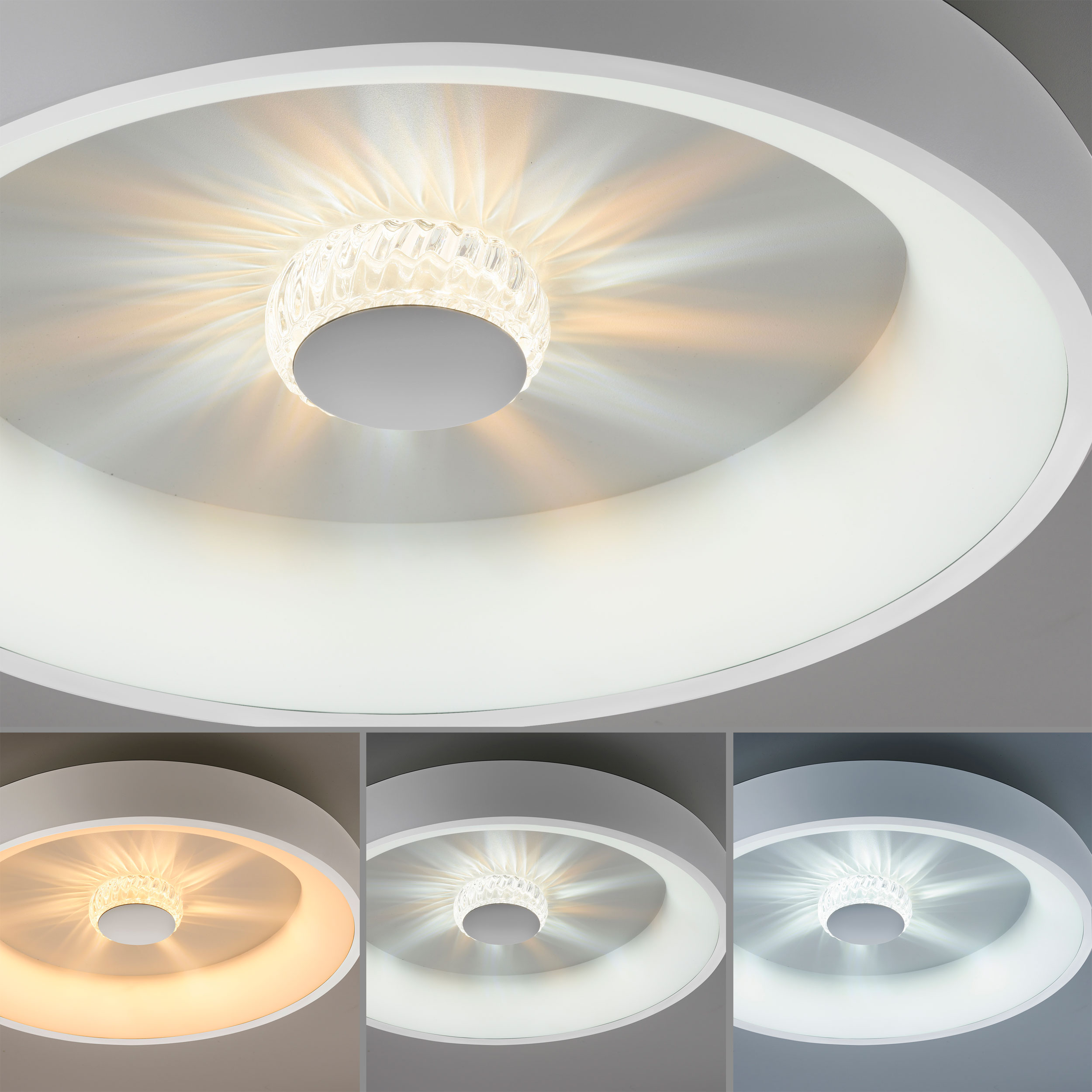 JUST LIGHT.LED-Deckenleuchte 1flg