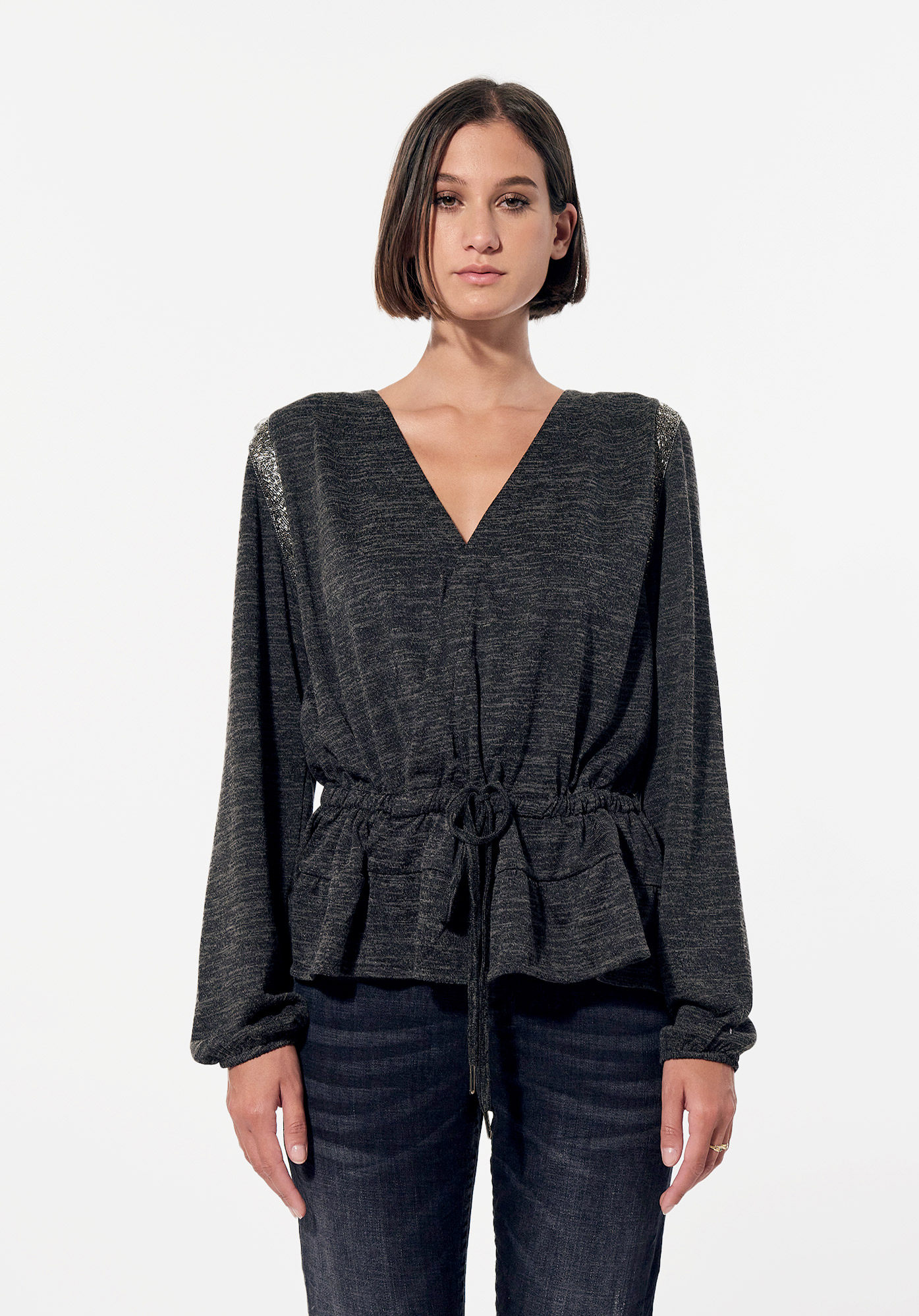 DEMMA  Pull gris Femme
