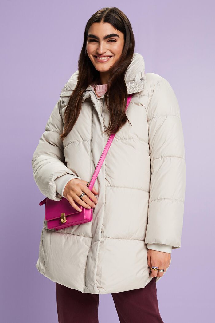Lange Pufferjacke