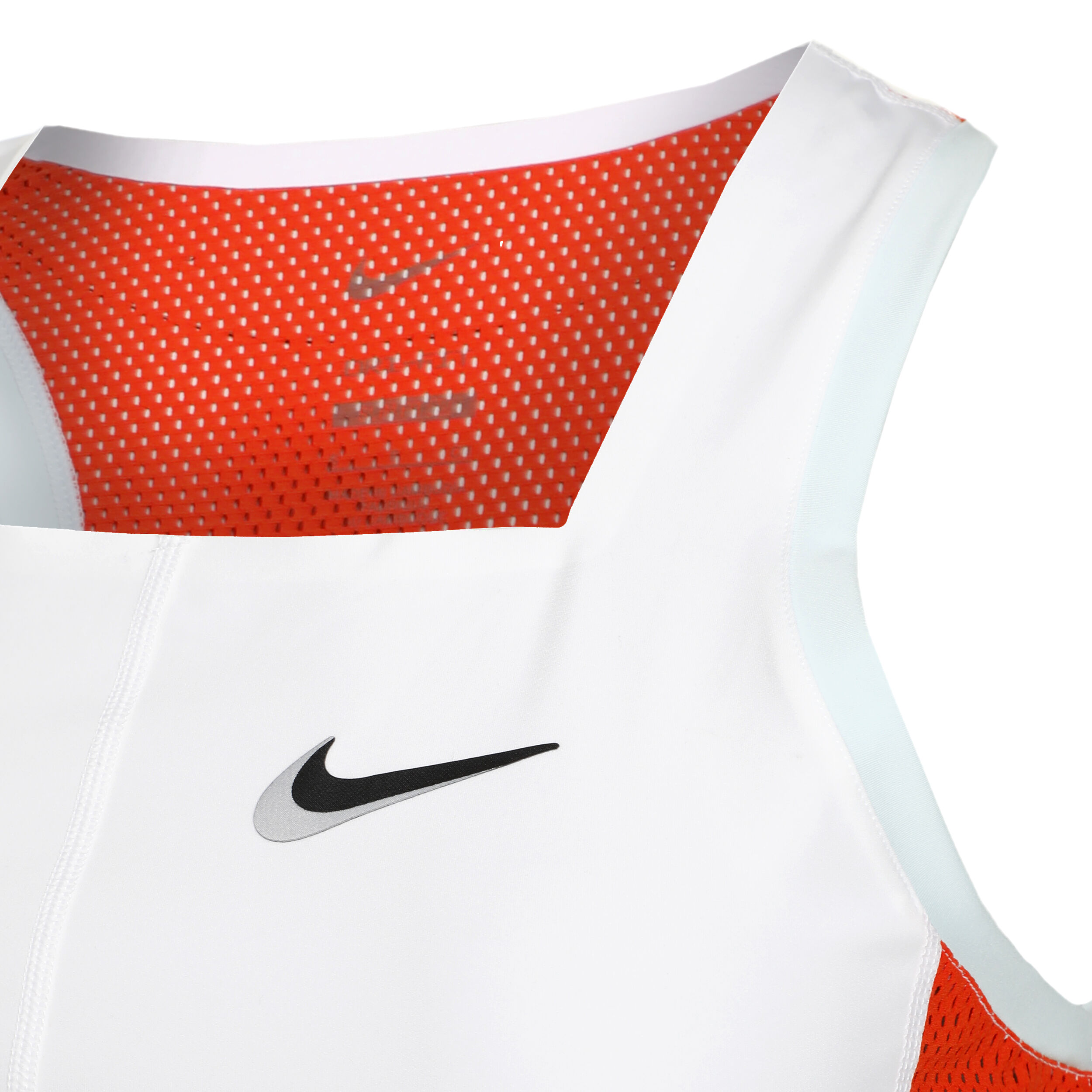 Court Dri-Fit Slam Tank-Top Damen - Weiß, Orange