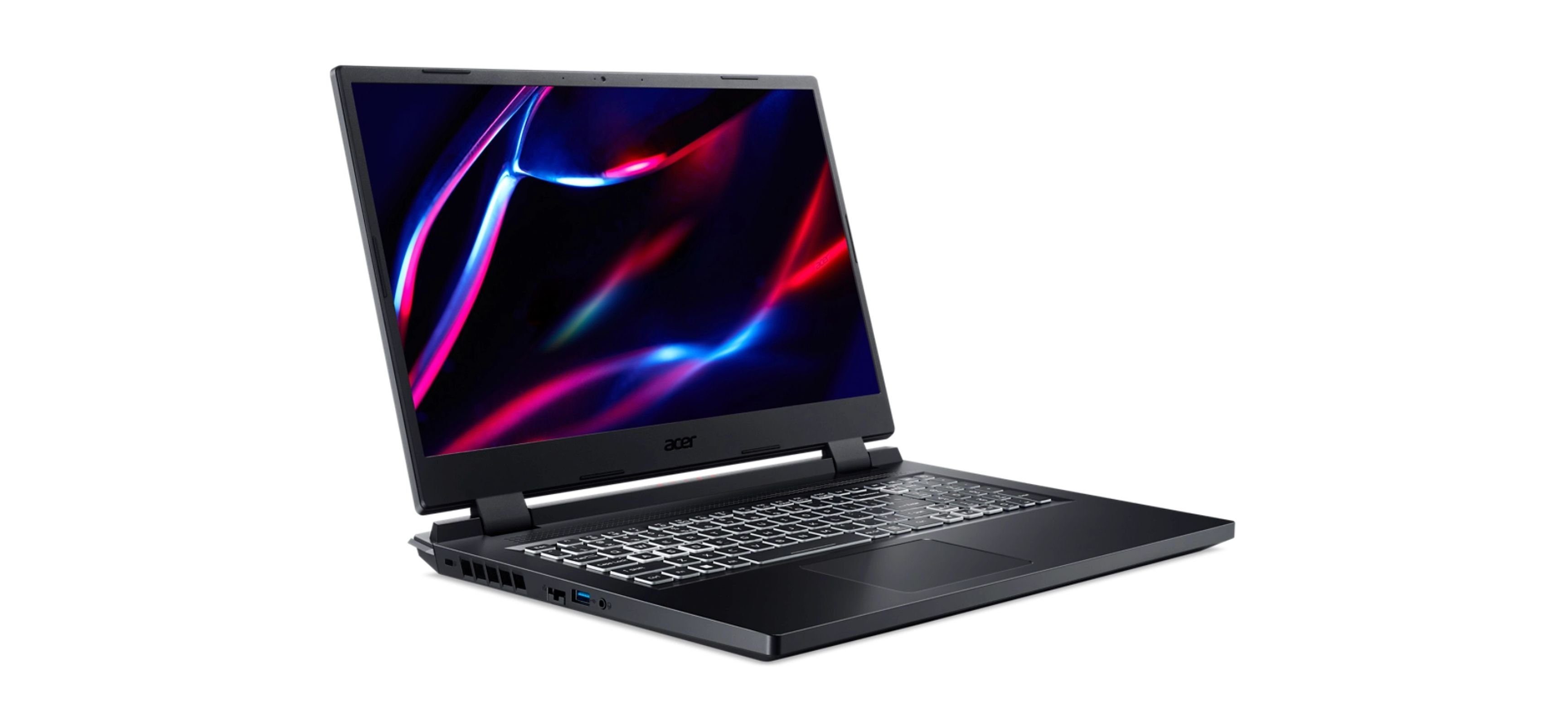Acer Nitro 5 Gaming AN517-55 Schwarz Notebook (Intel Intel Core i7 12. Gen i7-12700H, NVIDIA GeForce RTX 4050, 512 GB SSD)