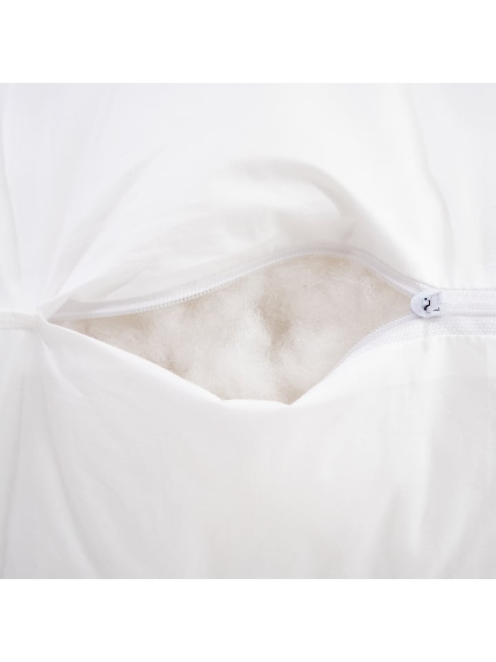 Künsemüller Exclusiv Faser Kopfkissen in weiß günstig kaufen