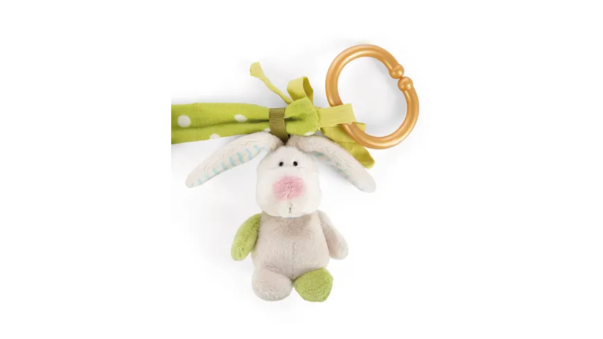 NICI Kinderwagenkette Hase und Eule