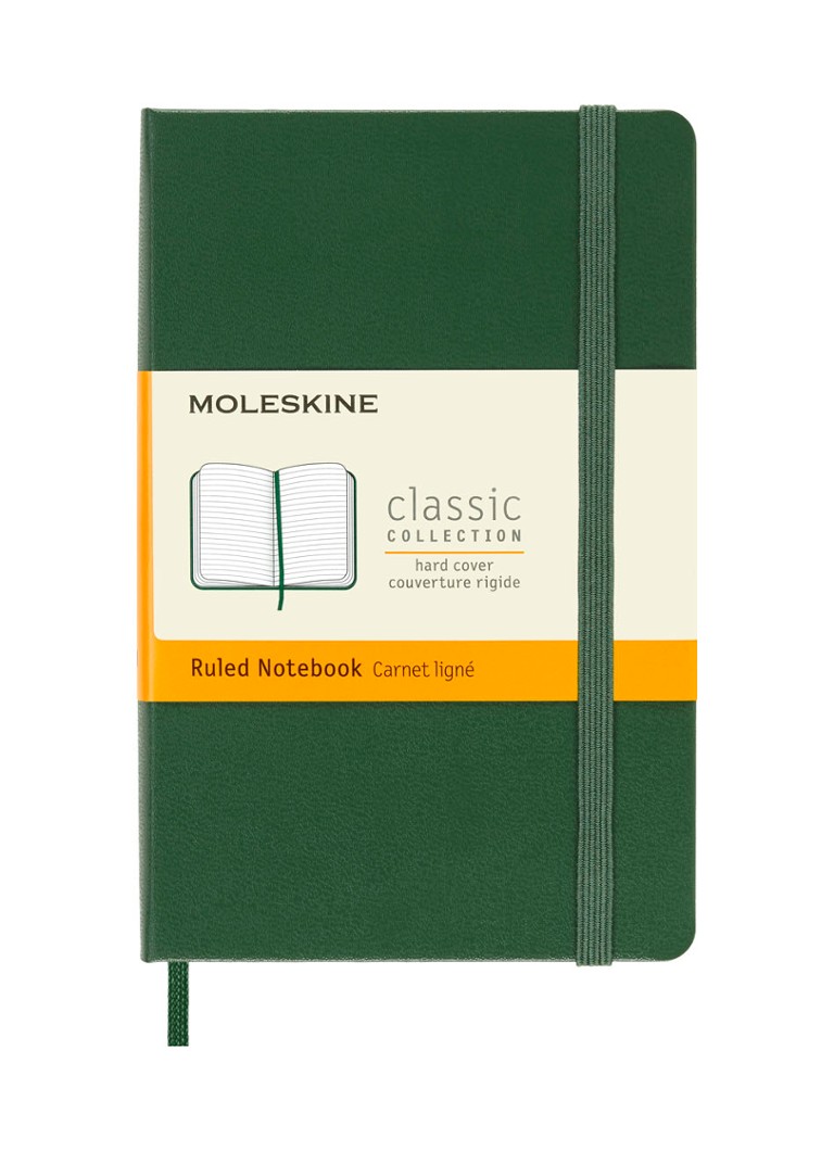 Caiet Moleskine format mare, verde mirt