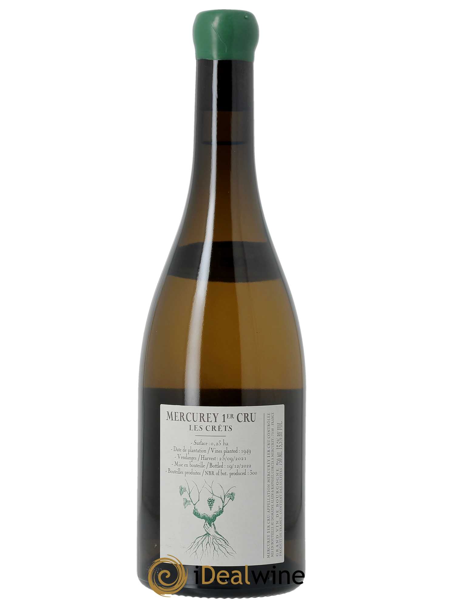 Mercurey 1er Cru Les Crêts Raphaël Corcia  2021 - Lot de 1 Bouteille