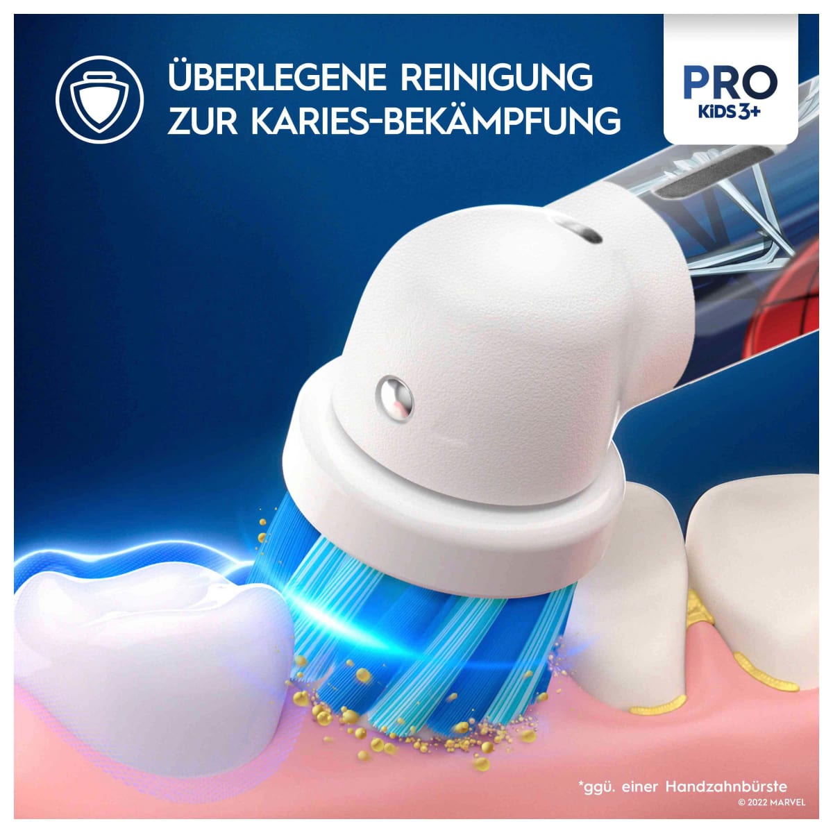 Elektrische Zahnbürste Vitality PRO Kinder Spiderman, ab 3 Jahren, 1 St