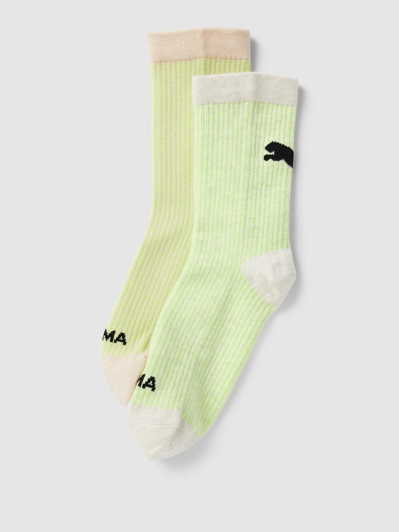 Socken mit Label-Details im 2er-Pack Modell 'Classic Sock' in offwhite