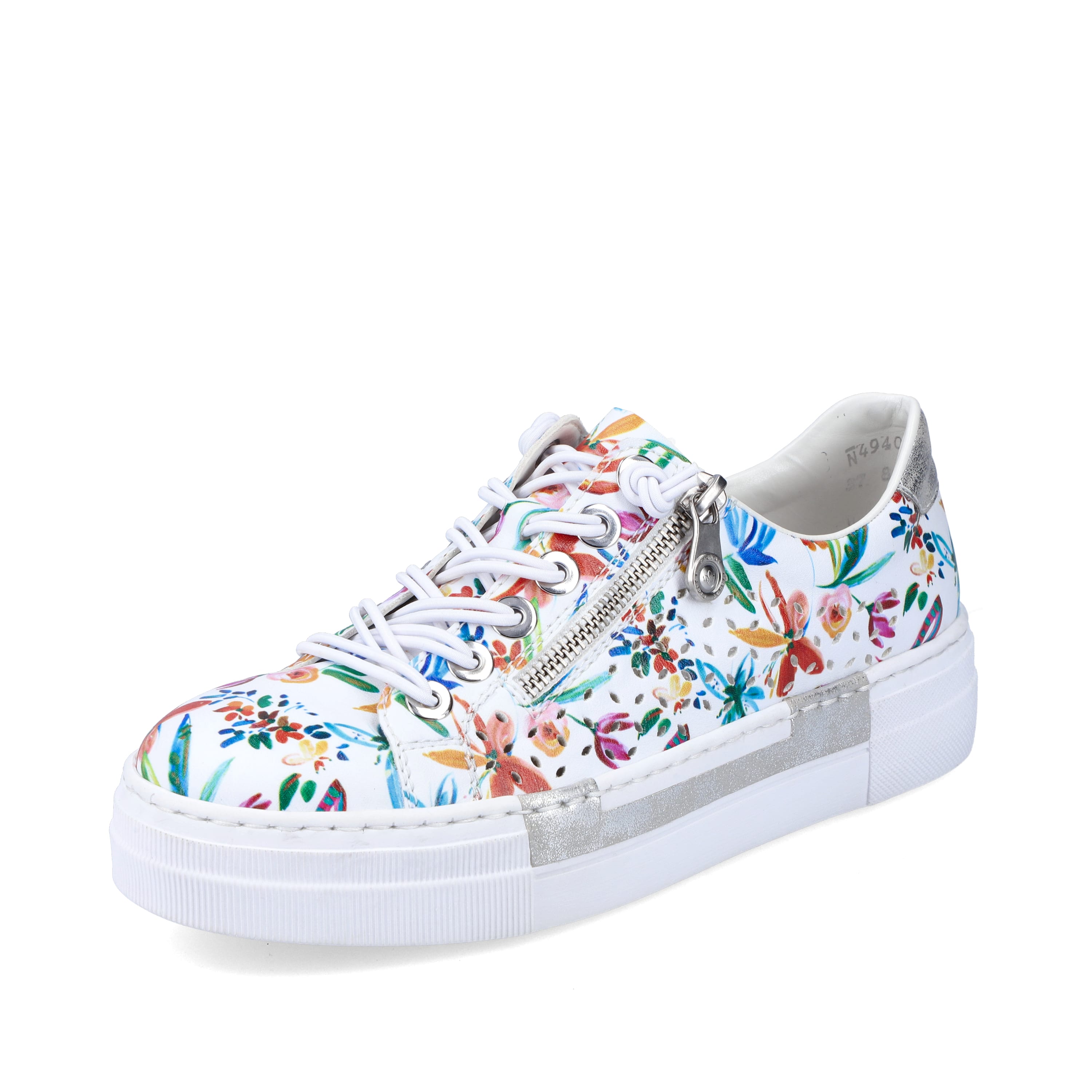 Rieker Damen Slipper multi-reinweiß