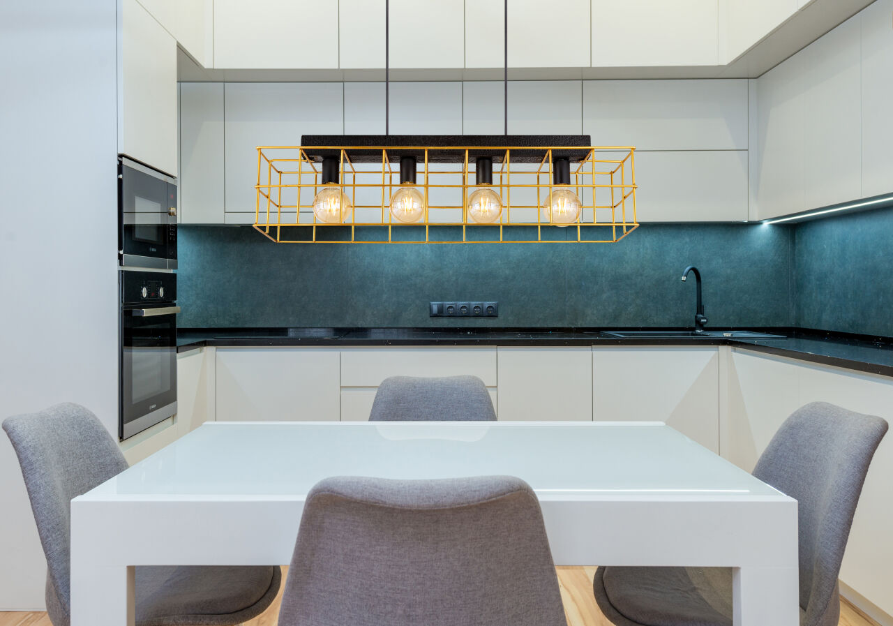 Globo Lighting - MERRIL - Hängeleuchte Metall schwarz, 4x E27