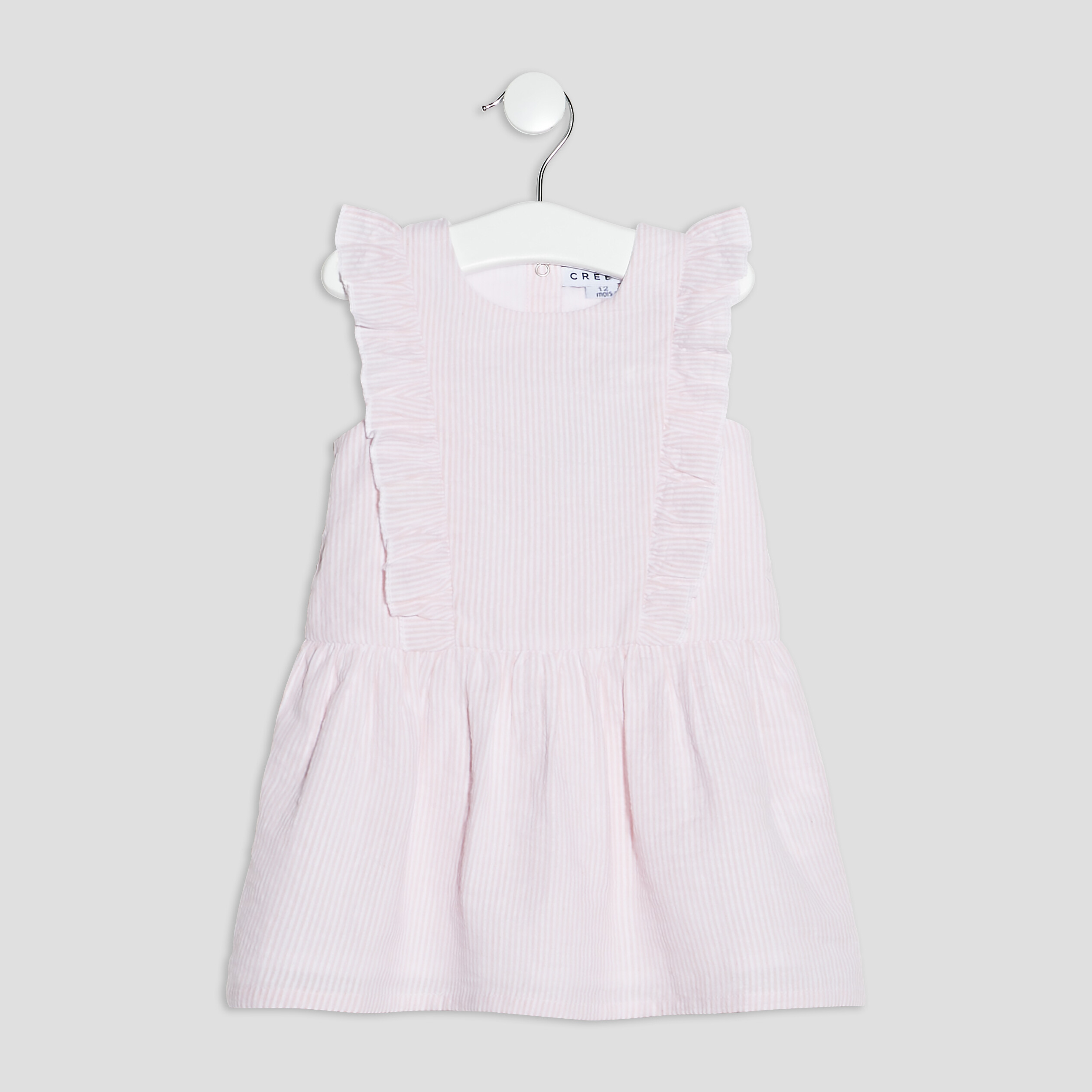 Robe évasée Creeks rose bébé fille | La Halle