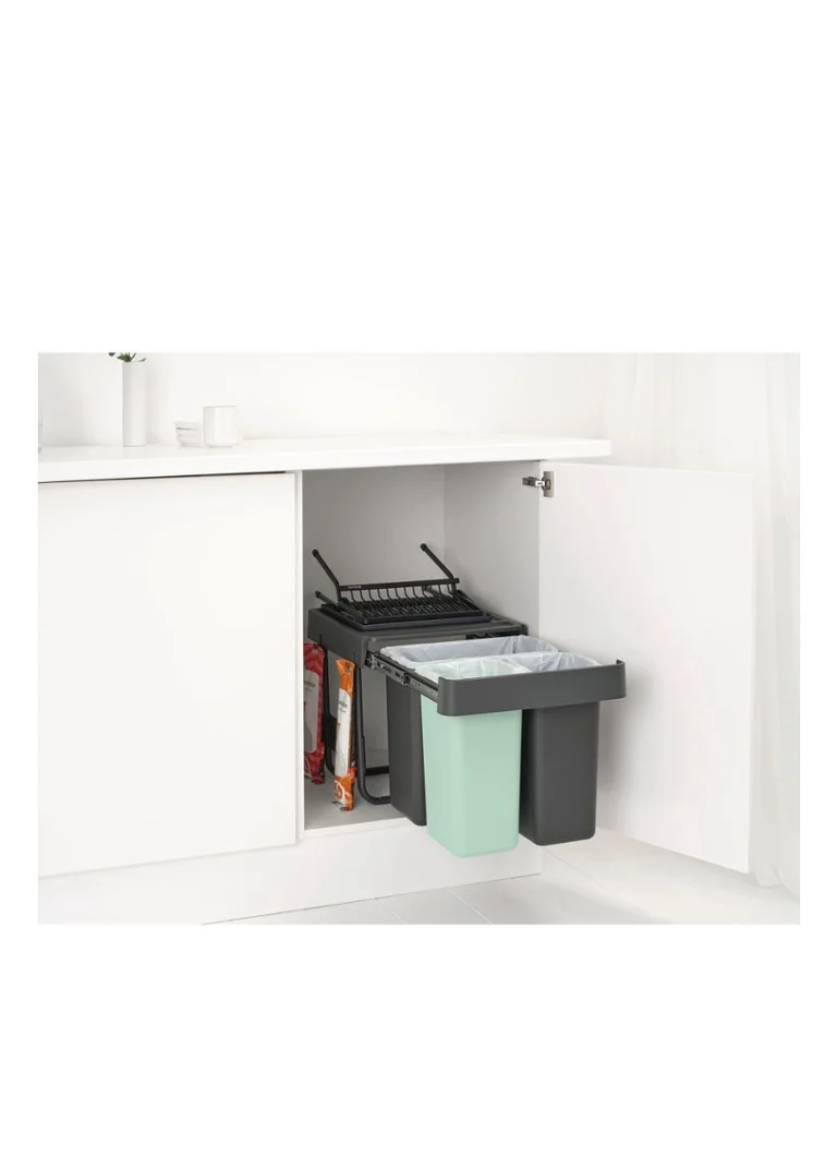 Pattumiera integrata Brabantia Sort & Go 10 + 10 + 20 litri