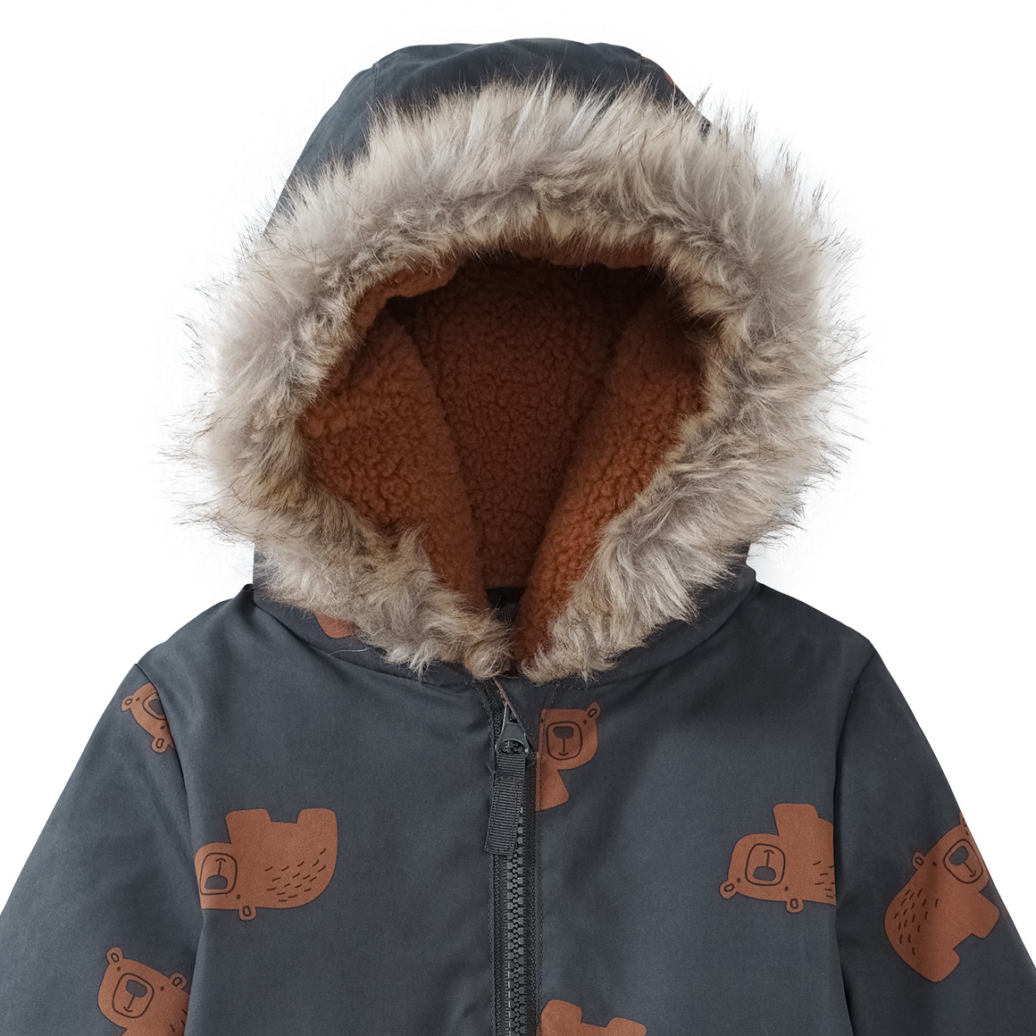 Newborn Overall mit Bären-Allover