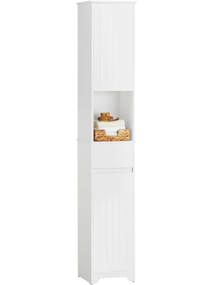 SoBuy Hochschrank in Weiß - (B)30 x (H)170 x (T)30cm günstig kaufen onesize