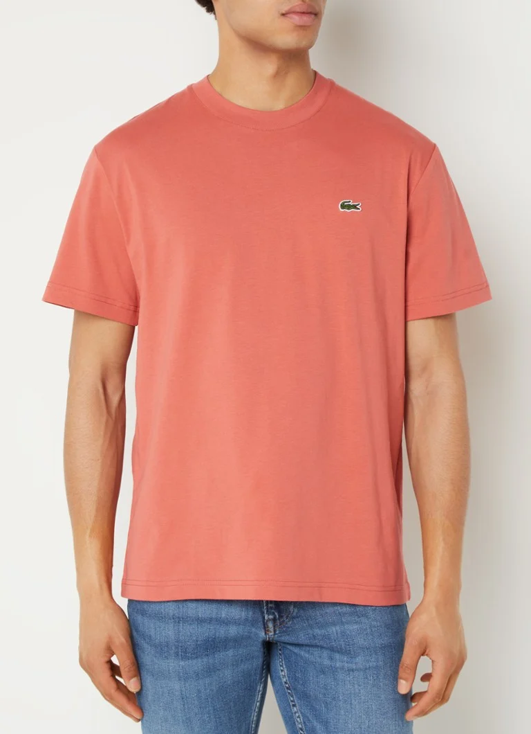 T-shirt Lacoste con logo ricamato
