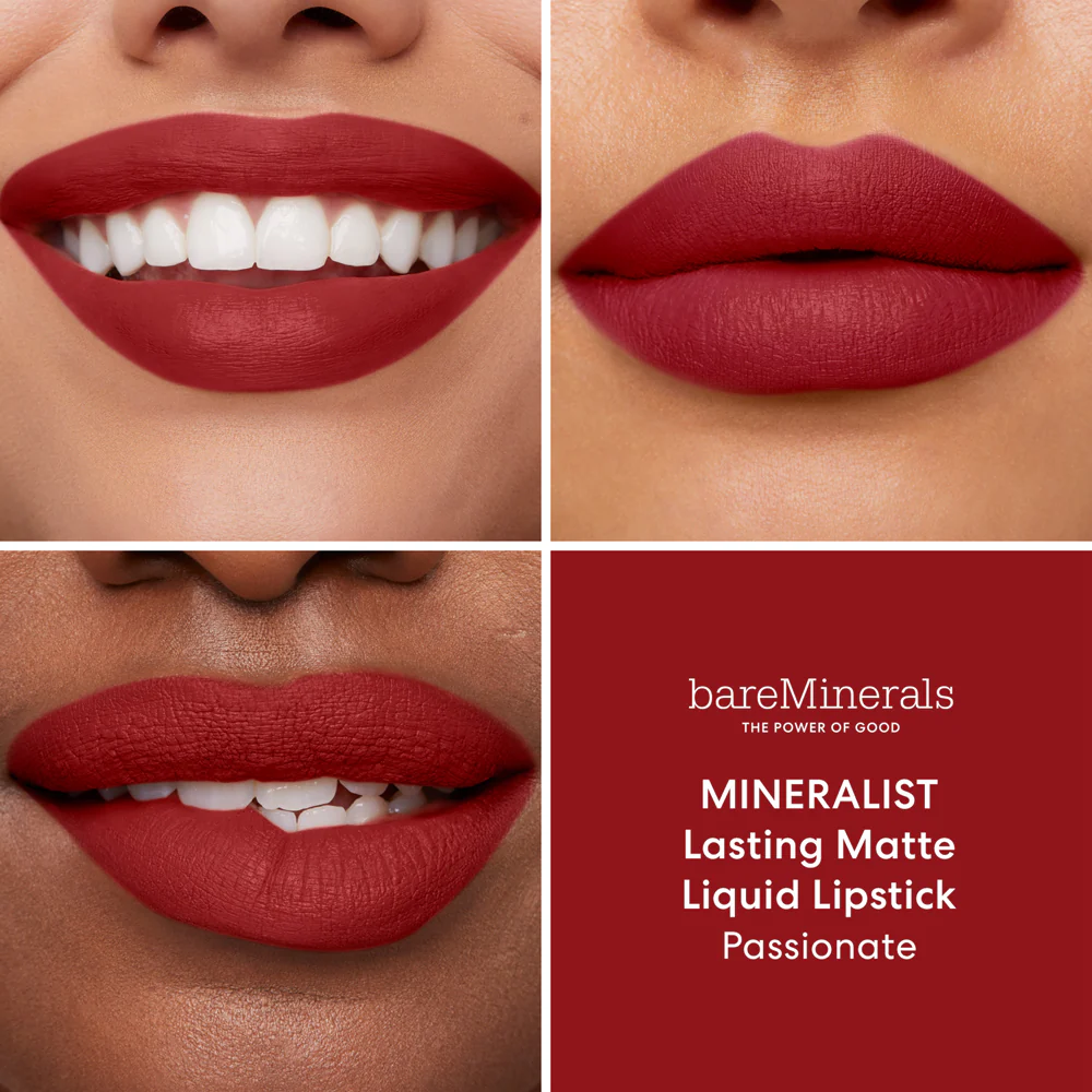 Lápiz labial líquido mate de larga duración Mineralist - Lápiz labial mate, Lápiz labial