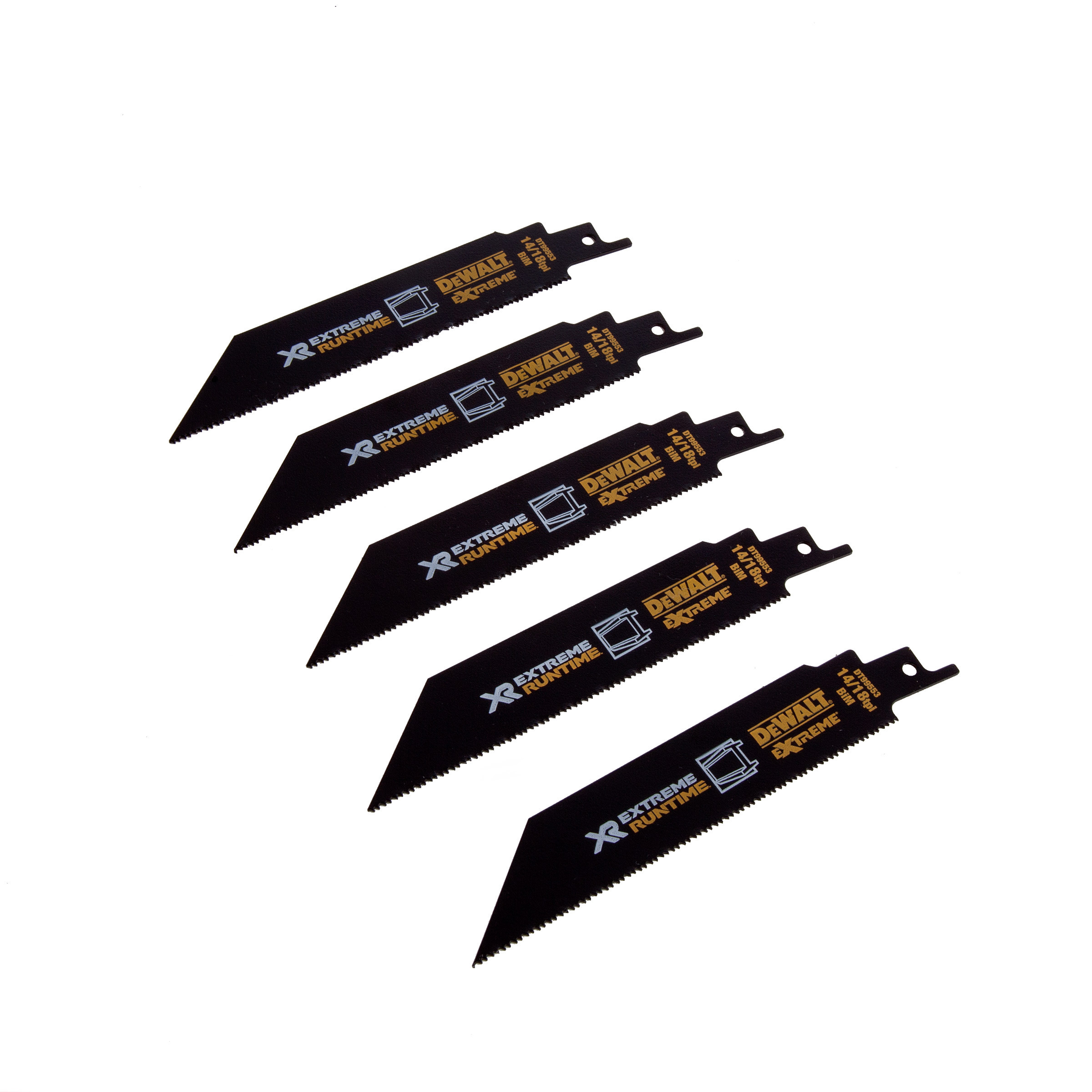 DeWalt pribor DT99553-QZ XR 152 mm 14/18TPI Listovi za recipročnu pilu za metal (5 komada)
