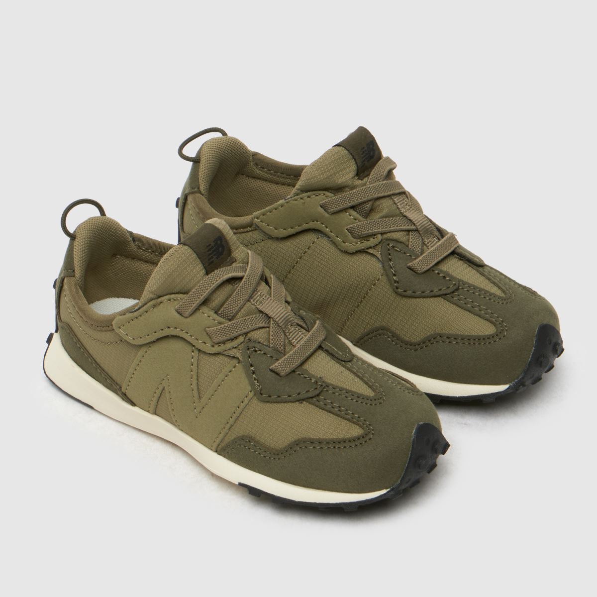 New Balance khaki 327 kisgyermek edzőcipő