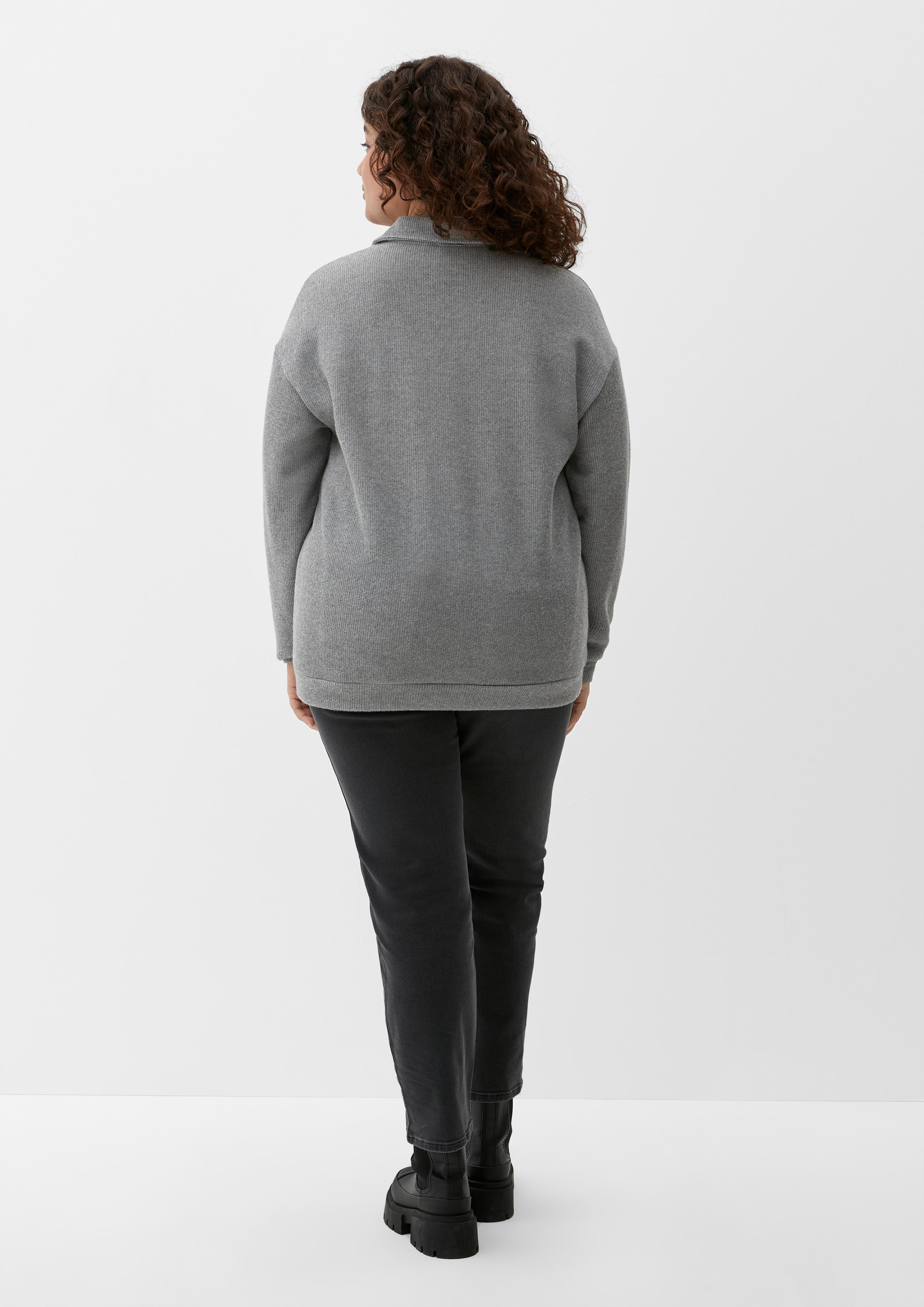 Sweatshirt mit Polokragen  2125466-9730