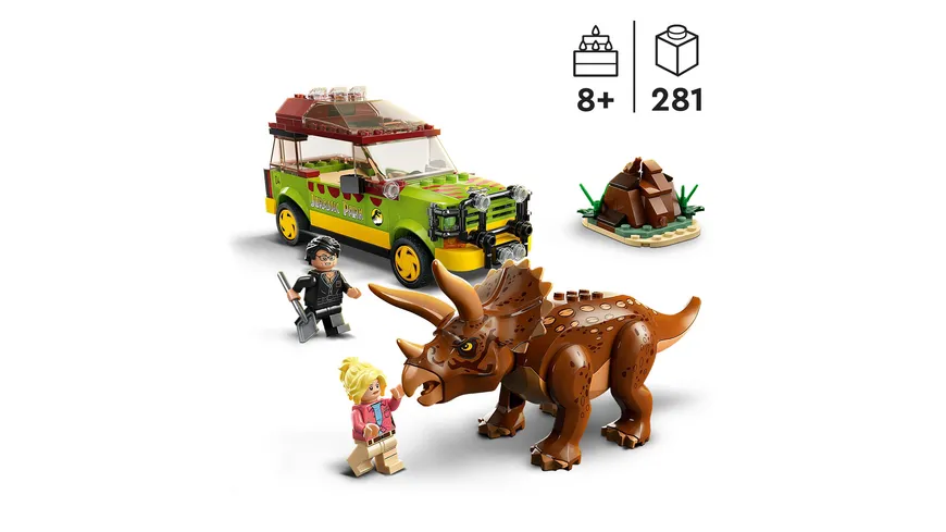 LEGO Jurassic Park 76959 Triceratops-Forschung