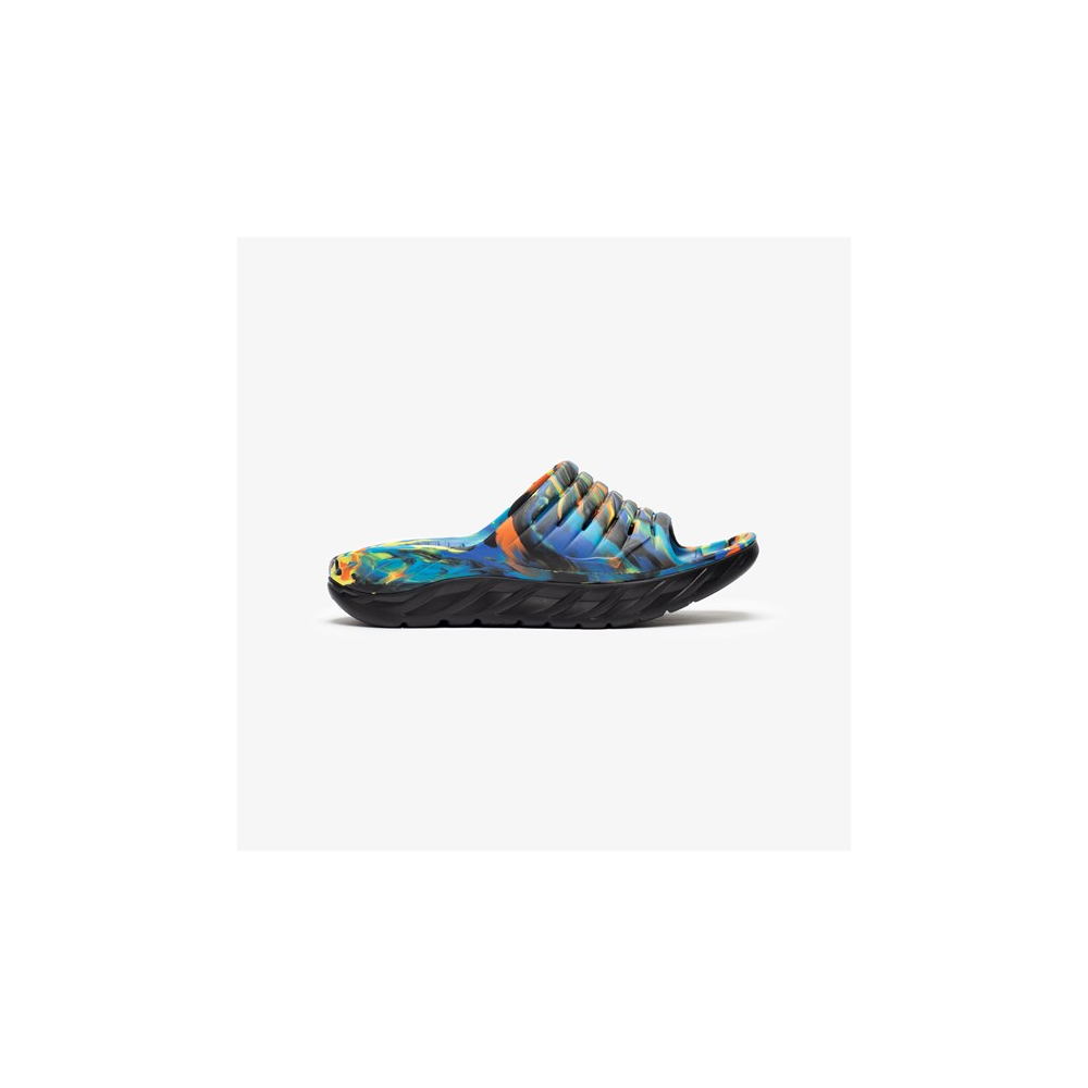 Hoka Ora Recovery Slide Swirl 1126856BDVB / bunt