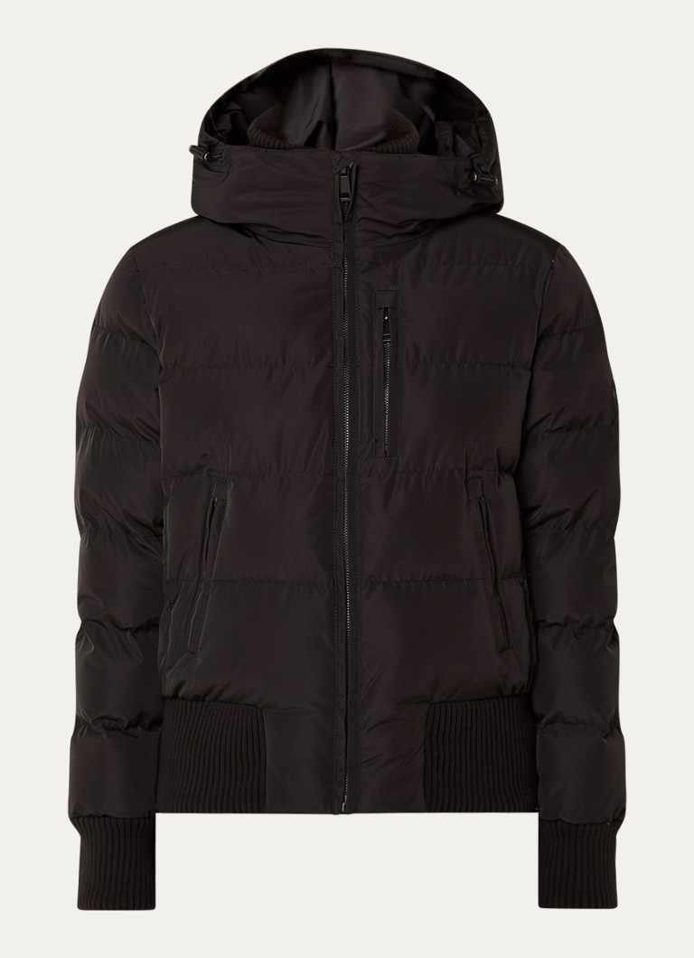 Giacca imbottita Airforce Taos con cappuccio e tasche con cerniera.